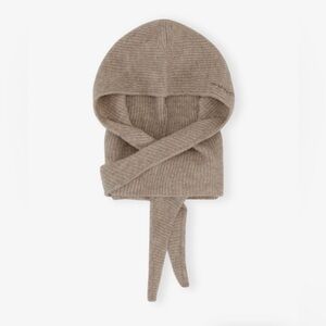 Ganni Cozy Tan Balaclava, OS